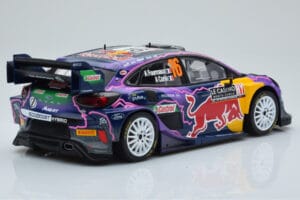 Ford Puma Rally1 WRC #16 A. Fourmaux / A. Coria Rally Monte Carlo 2022 IXO 1:18 18RMC111 Metal - imagem 2 de 6