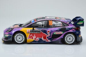 Ford Puma Rally1 WRC #16 A. Fourmaux / A. Coria Rally Monte Carlo 2022 IXO 1:18 18RMC111 Metal - imagem 3 de 6