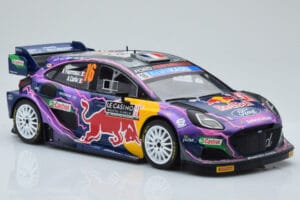 Ford Puma Rally1 WRC #16 A. Fourmaux / A. Coria Rally Monte Carlo 2022 IXO 1:18 18RMC111 Metal - imagem 4 de 6