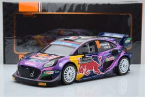 Ford Puma Rally1 WRC #16 A. Fourmaux / A. Coria Rally Monte Carlo 2022 IXO 1:18 18RMC111 Metal - imagem 6 de 6