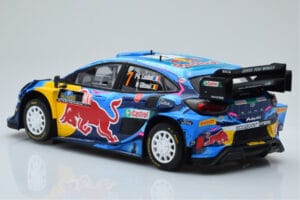 Ford Puma Rally1 WRC #7 P-L. Loubet / N. Gilsoul Rally Sweden 2023 IXO 1:18 18RMC154B Metal - imagem 5 de 6