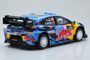 Ford Puma Rally1 WRC #8 O. Tanak / M. Jarveoja Winner Rally Sweden 2023 IXO 1:18 18RMC154A Metal - imagem 2 de 6