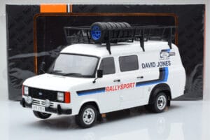 Ford Transit Mk2 Van Team David Jones Rally Assistance IXO 1:18 18RMC033XE Metal - imagem 6 de 6