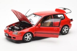 Honda Civic EG6 VTEC Vermelho LCD 1:18 LCD18018-RE Metal - imagem 3 de 11