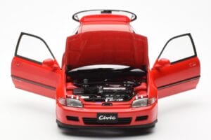 Honda Civic EG6 VTEC Vermelho LCD 1:18 LCD18018-RE Metal - imagem 5 de 11