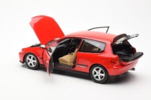 Honda Civic EG6 VTEC Vermelho LCD 1:18 LCD18018-RE Metal - imagem 8 de 11