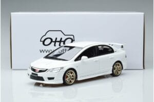 Honda Civic FD2 Type R Mugen Branco Otto 1:18 OT941 Resina - imagem 6 de 6