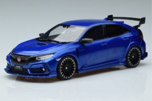 Honda Civic FK8 Type R Mugen Azul Otto 1:18 OT987 Resina - imagem 3 de 7