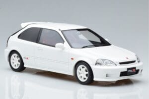Honda Civic Type R EK9 Branco Otto 1:18 OT264 Resina - imagem 4 de 7