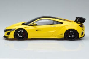 Honda NSX NC1 LB Works Liberty Walk Amarelo GT Spirit 1:18 KJ034 Resina - imagem 3 de 6