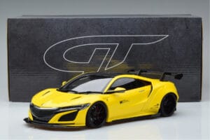 Honda NSX NC1 LB Works Liberty Walk Amarelo GT Spirit 1:18 KJ034 Resina - imagem 6 de 6