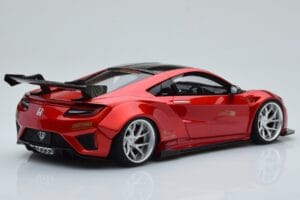 Honda NSX NC1 Liberty Walk Candy Vermelho GT Spirit 1:18 GT245 Metal - imagem 2 de 6
