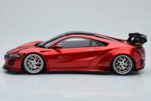 Honda NSX NC1 Liberty Walk Candy Vermelho GT Spirit 1:18 GT245 Metal - imagem 3 de 6