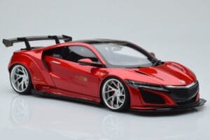 Honda NSX NC1 Liberty Walk Candy Vermelho GT Spirit 1:18 GT245 Metal - imagem 4 de 6