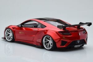 Honda NSX NC1 Liberty Walk Candy Vermelho GT Spirit 1:18 GT245 Metal - imagem 5 de 6