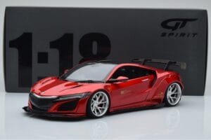 Honda NSX NC1 Liberty Walk Candy Vermelho GT Spirit 1:18 GT245 Metal - imagem 6 de 6