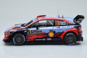 Hyundai i20 Coupe WRC #11 T. Neuville / N. Gilsoul Rally Monte Carlo 2020 IXO 1:18 18RMC067A Metal - imagem 3 de 6