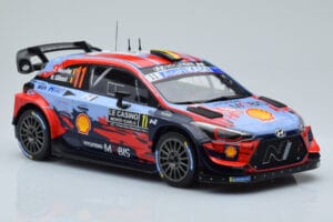 Hyundai i20 Coupe WRC #11 T. Neuville / N. Gilsoul Rally Monte Carlo 2020 IXO 1:18 18RMC067A Metal - imagem 4 de 6