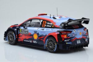 Hyundai i20 Coupe WRC #11 T. Neuville / N. Gilsoul Rally Monte Carlo 2020 IXO 1:18 18RMC067A Metal - imagem 5 de 6