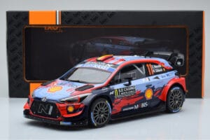Hyundai i20 Coupe WRC #11 T. Neuville / N. Gilsoul Rally Monte Carlo 2020 IXO 1:18 18RMC067A Metal - imagem 6 de 6