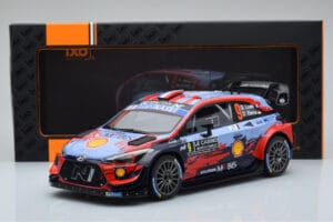 Hyundai i20 Coupe WRC #9 S. Loeb / I. Galmiche Rally Monte Carlo 2020 IXO 1:18 18RMC067B Metal - imagem 6 de 6