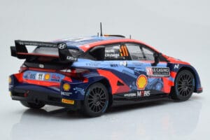 Hyundai i20 N Rally1 #11 T. Neuville / M. Wydaeghe Rally Monte Carlo 2022 IXO 1:18 18RMC112 Metal - imagem 2 de 6