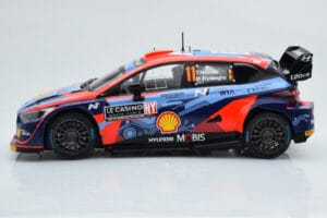 Hyundai i20 N Rally1 #11 T. Neuville / M. Wydaeghe Rally Monte Carlo 2022 IXO 1:18 18RMC112 Metal - imagem 3 de 6