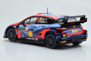 Hyundai i20 N Rally1 #11 T. Neuville / M. Wydaeghe Rally Monte Carlo 2022 IXO 1:18 18RMC112 Metal - imagem 5 de 6