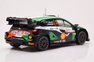 Hyundai i20 N Rally1 #11 T. Neuville / M. Wydaeghe Rally Croatia 2023 IXO 1:18 18RMC160A Metal - imagem 2 de 6