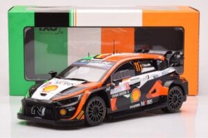 Hyundai i20 N Rally1 #11 T. Neuville / M. Wydaeghe Rally Croatia 2023 IXO 1:18 18RMC160A Metal - imagem 6 de 6