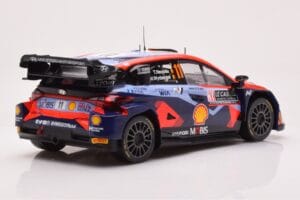 Hyundai i20 N Rally1 #11 T. Neuville / M. Wydaeghe Rally Monte Carlo 2023 IXO 1:18 18RMC153A Metal - imagem 2 de 6