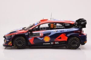 Hyundai i20 N Rally1 #11 T. Neuville / M. Wydaeghe Rally Monte Carlo 2023 IXO 1:18 18RMC153A Metal - imagem 3 de 6