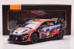 Hyundai i20 N Rally1 #11 T. Neuville / M. Wydaeghe Rally Monte Carlo 2023 IXO 1:18 18RMC153A Metal - imagem 6 de 6