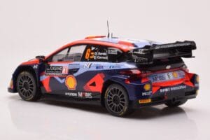 Hyundai i20 N Rally1 #6 D. Sordo / C. Carrera Rally Monte Carlo 2023 IXO 1:18 18RMC153B Metal - imagem 5 de 6