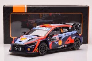 Hyundai i20 N Rally1 #6 D. Sordo / C. Carrera Rally Monte Carlo 2023 IXO 1:18 18RMC153B Metal - imagem 6 de 6