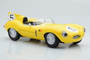 Jaguar D-Type #5 Ecurie Nationale Belge 24 Hours of Le Mans 1956 CMR 1:18 CMR143 Metal - imagem 4 de 6