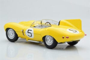 Jaguar D-Type #5 Ecurie Nationale Belge 24 Hours of Le Mans 1956 CMR 1:18 CMR143 Metal - imagem 5 de 6