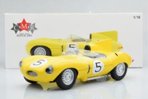 Jaguar D-Type #5 Ecurie Nationale Belge 24 Hours of Le Mans 1956 CMR 1:18 CMR143 Metal - imagem 6 de 6