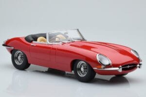Jaguar E-Type Series 1 Roadster Vermelho KK-Scale 1:18 KKDC180482 Metal - imagem 4 de 6