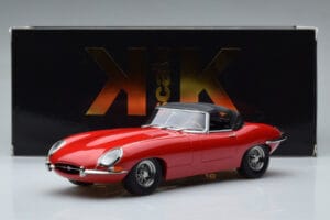 Jaguar E-Type Series 1 Roadster Vermelho KK-Scale 1:18 KKDC180484 Metal - imagem 6 de 6