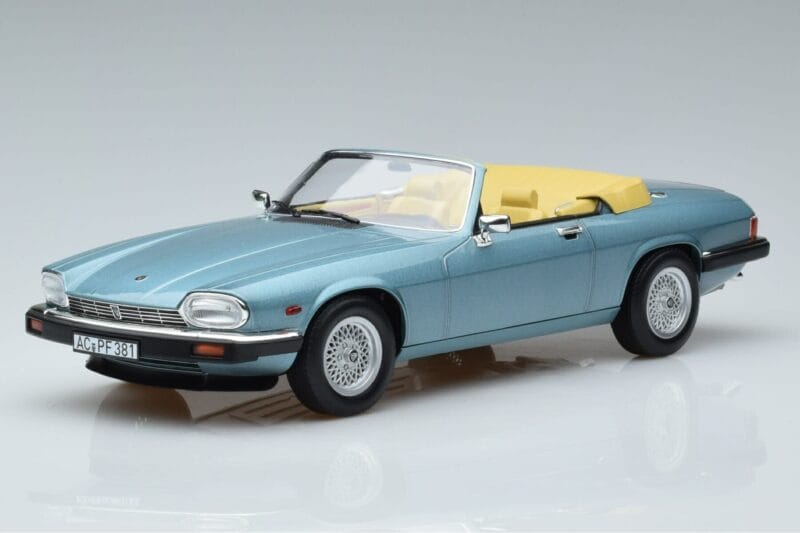 Jaguar XJS V12 Cabriolet Azul Claro Metálico Norev 1:18 182635 Metal