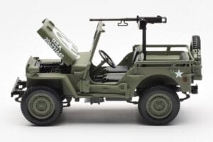 Jeep Willys MB US Army D-Day 1944 Norev 1:18 189016 Metal - imagem 6 de 10