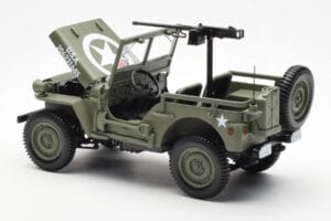 Jeep Willys MB US Army D-Day 1944 Norev 1:18 189016 Metal - imagem 7 de 10