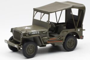 Jeep Willys Com Capota De Lona UT Models 1:18