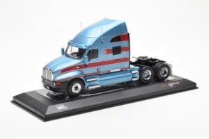 Kenworth T2000 Azul Claro Vermelho IXO 1:43 TR180 Metal - imagem 2 de 4