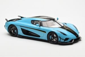 Koenigsegg Regera Baby Azul GT Spirit 1:18 GT881 Resina - imagem 4 de 6