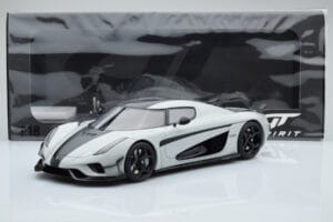 Koenigsegg Regera Cinzento Asia Exclusive GT Spirit 1:18 CLDC026 Resina - imagem 5 de 5