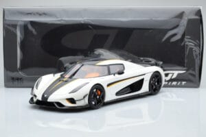 Koenigsegg Regera Branco GT Spirit 1:18 GT391 Resina - imagem 5 de 5