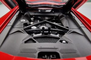 Lamborghini Aventador LP700-4 Andromeda Vermelho AUTOart 1:18 74669 Metal - imagem 9 de 10