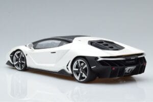 Lamborghini Centenario Branco Pérola GT Spirit 1:18 GTS18503W Resina - imagem 5 de 6